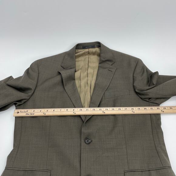 LAUREN RALPH LAUREN Mens Blazer Size 42L Brown Wool 2 Button Sport Suit Jacket - Picture 5 of 8